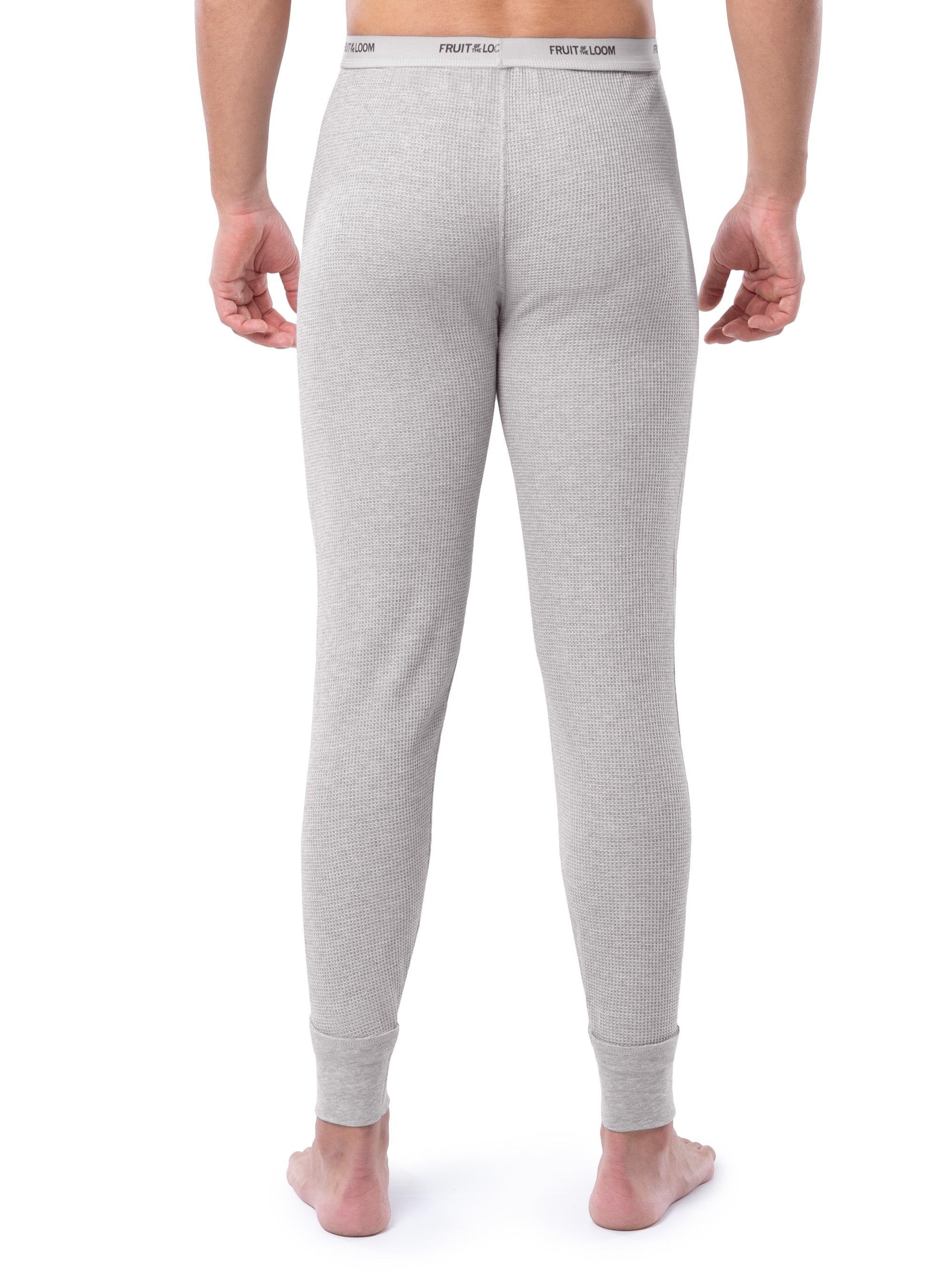 Fruit of the Loom Men's Thermal Waffle Underwear Bottom, Sizes S-5XL