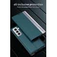 thumbnail image 6 of Case for Samsung Galaxy S22 Plus (Not S22), Premium PU Leather Kickstand Cover Durable Shockproof Stand Flip Phone Case for Samsung Galaxy S22 Plus CX Deep Blue, 6 of 7