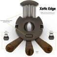 thumbnail image 3 of Prestige Import Group XoticEdge Xceed V-Cut & Punch-Cut Combination Metal Stainless Steel Blades Cigar Cutter - Gun Metal, 3 of 7