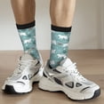 thumbnail image 6 of Vsdgher whiter Snow bear Print Crew Socks for Men & Women, Breathable Casual Athletic Ankle Socks, 6 of 6