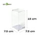 thumbnail image 2 of REPTI ZOO Mini Terrario de Acrílico, 7.5 x 7.5 x 15 cm, Caja de Reproducción de Reptiles, Tanque de Jaula de Terrario para Tarántula, Escorpión, Isópodos, Cucarachas, Invertebrados, Insectos Mantis REPTI ZOO Mini Terrario de acrilico, 2 of 10