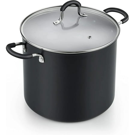 

Cook N Home Professional Hard Anodized Nonstick Stockpot with Lid 10-QT