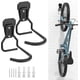 thumbnail image 1 of Soporte para colgar bicicletas, [paquete de 2] Ganchos resistentes para bicicletas Soporte para montaje en pared, Soporte vertical para colgar bicicletas resistente para garaje, Negro, 1 of 5