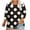 Black, variant on hotojiny Women's 3/4 Sleeves Shirts Crewneck Plus Size Loose Tunic Tops Polka Dot Cute Casual Pullover Blouses