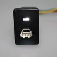 thumbnail image 3 of Interruptor de Encendido LED Blanco de Estacionamiento Faro para Coche Sunnimix Pulsador, 3 of 8