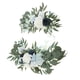 thumbnail image 3 of Flor artificial colgante Sunnimix Corona de flores de seda Azul, 3 of 7