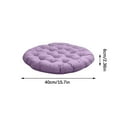 thumbnail image 5 of Comefolife Meditation Floor Pillow, Large Floor Seat Cushion,15.7 inch Round Floor Pillows Seating for Adults,Solid Thick Meditation Cushion for Yoga Balcony Living Room Tatami Outdoor,Light purple, 5 of 9