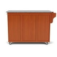 thumbnail image 3 of Hawthorne Collections 49" Wood Kitchen Cart with Granite Top in Oak, 3 of 10