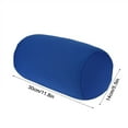 thumbnail image 2 of YUMILI Oreiller en Rouleau, Micro Mini Coussin de Dos en microbilles Coussin en Rouleau Voyage à la Maison Sommeil Soutien du Cou Confortable(Bleu), 2 of 6