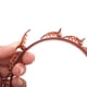 thumbnail image 5 of 2PCS-Diadema trenzada marrón-diadema trenzada, 5 of 8