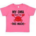 thumbnail image 3 of Inktastic Oma Loves Me Grandson Boys or Girls Toddler T-Shirt, 3 of 5