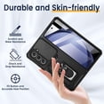 thumbnail image 6 of for Samsung Galaxy Z Fold 5 Case with Slide Camera Cover & Screen Protector,  Phone Case Built-in 360° Rotate Ring Stand Heavy Protective for Samsung Z Fold 5 5G Case Accessories Black, 6 of 7
