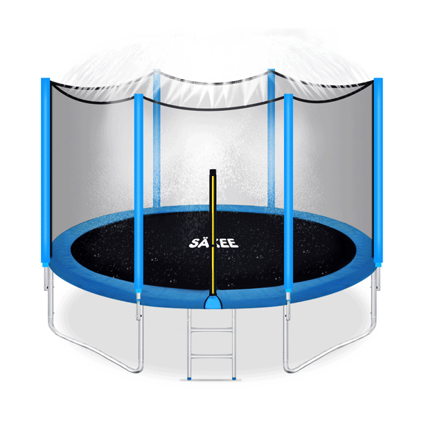 SAKEE Trampoline with Safety Enclosure Net for Kids Adults 15 14 12 10