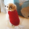 thumbnail image 4 of Dog Autumn Winter Comfortable Warm Fleece Traction Buckle Apparel - Red Color Traction Buckle Leash Attachment For Easy Walk And Secure Fit - For Medium Large Dogs Size L For, 4 of 4