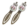 thumbnail image 2 of Easter Vintage Copper Crown-Shaped Bookmarks: Stainless Steel Book Marks - Gift for Readers and Book Lovers - Set of 2, 2 of 5