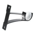thumbnail image 6 of 24 Pack Single Curtain Rod Brackets for Drapery Rod Aluminum Alloy Heavy Duty Curtain Rod Holders (Black), 6 of 8