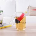 thumbnail image 4 of adviicd Creative Tea Maker Silicone Microphone Tea Maker Silicone Tea Maker Hot Pink,One Size, 4 of 4