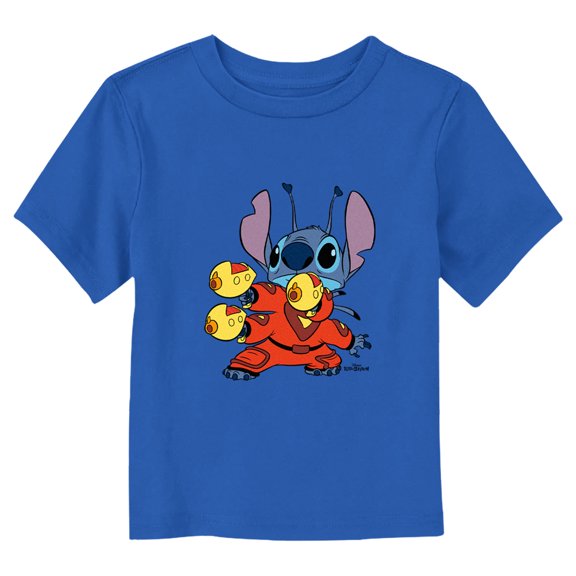 Toddler's Lilo & Stitch Experiment 626 Suit Graphic Tee Royal Blue 2T