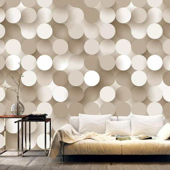 Tiptophomedecor Glam Wallpaper Wall Mural - Gold Net