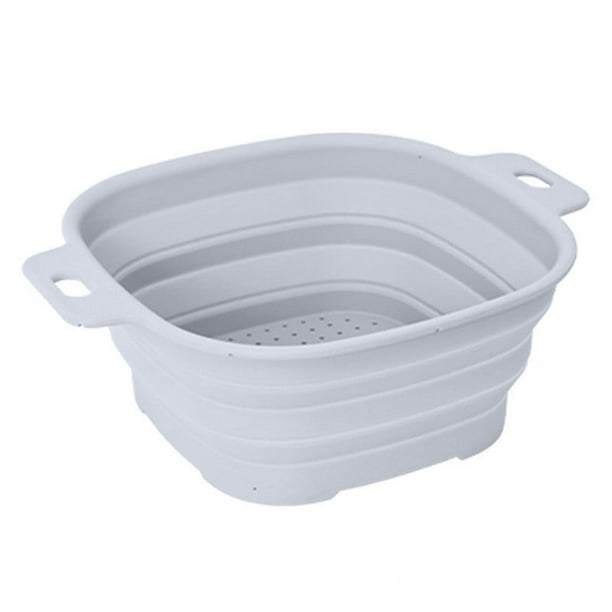 Folding Drains Basket Kitchen Sink Multi-functional Fruit And Vegetable Basket Fruit And Vegetable Basket Expansion Silicones Folding Filter Basket