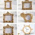 thumbnail image 2 of DESIGNICE Vintage Picture Frames,Desk Placement Wall Frames,Shelf Use Gold Picture Frames,3.94"X3.94",Gold, 2 of 7