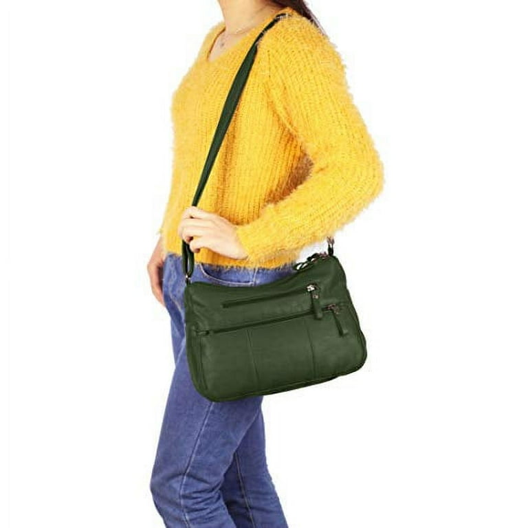 Volcanic Rock Women Crossbody Bag Pocketbooks Soft PU Leather
