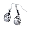thumbnail image 4 of Xihbxyly Pendientes de Boda Estilo Ojo de Gato con Forma de Piscina de Los Deseos, 4 of 5