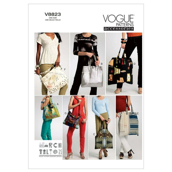 Vogue Sewing Pattern 8823 - Bags-One Size Only