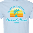 thumbnail image 4 of Inktastic Summer Enjoy the Sunshine Pensacola Beach Florida in Blue T-Shirt, 4 of 5
