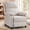 Beige, variant on Korser Manual Push Back Recliner Chair with Side Pockets,Recliner Chairs for Adults for Living Room,Small Recliners for Small Spaces,Linen,Dark Grey