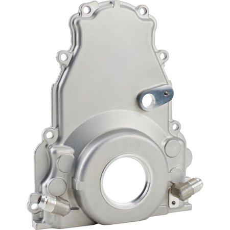 ICT Billet 551595 Engine Timing Chain Cover, LS Twin (Best Ls Engine For Twin Turbo)