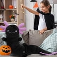 thumbnail image 3 of Almohada de peluche gigante de axolotl negra de Tezituor, 122 cm, 3 of 6