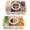 2-Pack (8 Compartments & 4 Compartments), variant on Snackle Box Container, Divided Serving Tray with Lid and Handle,8 Compartments Snacks Box,Snack Fruit Tray,Veggie Tray,Portable Platter for Candy Fruits Nuts Snack Party Entertaining Picnic Travel