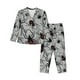 thumbnail image 1 of Balery Spiders Conjunto de Pijama con Estampado para Mujer, Conjunto de Dos Piezas con Manga Larga, Ropa de Dormir Suave con Bolsillos, Pijamas Cómodos-Medium, 1 of 7
