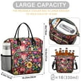 thumbnail image 5 of Pioneer Flower Floral Print Pattern Womens Lunch Box for Work,Insulated Large Lunch Bag for Tween and Teen,Loncheras Para Mujer,Leakproof Adult Lunch Bag for Work,Beach,Travel,Picnic,Camping, 5 of 7