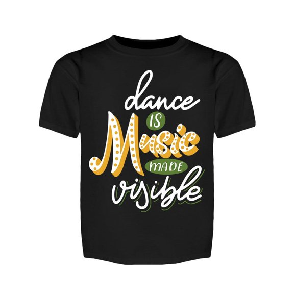 Dance Is Visible Music Tee Girl's -Image by Shutterstock