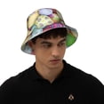 thumbnail image 2 of Balery Colorful Easter Eggs Sun Hats for Men Women Bucket Hat UPF 50+ Buckey Hat Boonie Hat Foldable UV Protection Hiking Beach Fishing Summer, 2 of 9