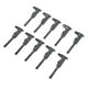 thumbnail image 2 of Regla de medición para tatuaje de cejas, desechable, de 80 mm, color negro, para microblading, calibrador Vernier de cejas, 10 unidades, 2 of 14