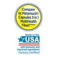thumbnail image 3 of Equate Daily Multi-Benefit Psyllium Fiber Capsules, 300 Ct, 3 of 11