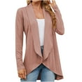 thumbnail image 2 of TUWABEII Jackets for Women,Women's Fashion Color Loose Fitting Long Sleeved Cardigan Jacket, 2 of 7