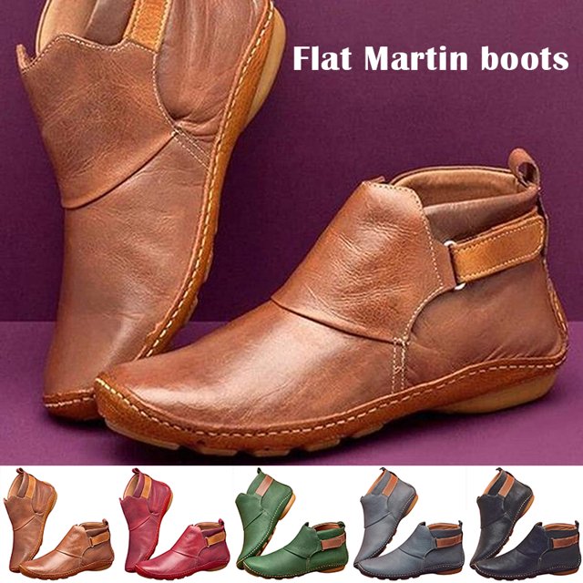 CAROOTU Arch Support Unisex Boots Upgraded Version Slip Resistant Snow Boot Casual Fashion Flat Boots for