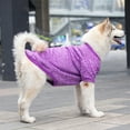 thumbnail image 5 of iOPQO Pet Sweater and winter Autumn And Winter Medium And Large Dogs Keep Warm Sweater Pet Clothes Purple 9XL, 5 of 5