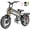 A8 Pro Max 60V 80A Dual Motor-Gray, variant on ANIIOKI A8 Pro Max 60V 80Ah Dual Motor Electric Bike, 5600W Peak, 20"x4.0" Fat Tire E-Bike for Adults, CBS Dual Front Disc Brakes, 7-Speed