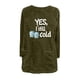 thumbnail image 4 of Heisall Womens Autumn Winter Fleece Sweatshirts Round Neck Letter Print Pocket Long Sleeve Thickened Warm Casual Daily Wear, 4 of 4