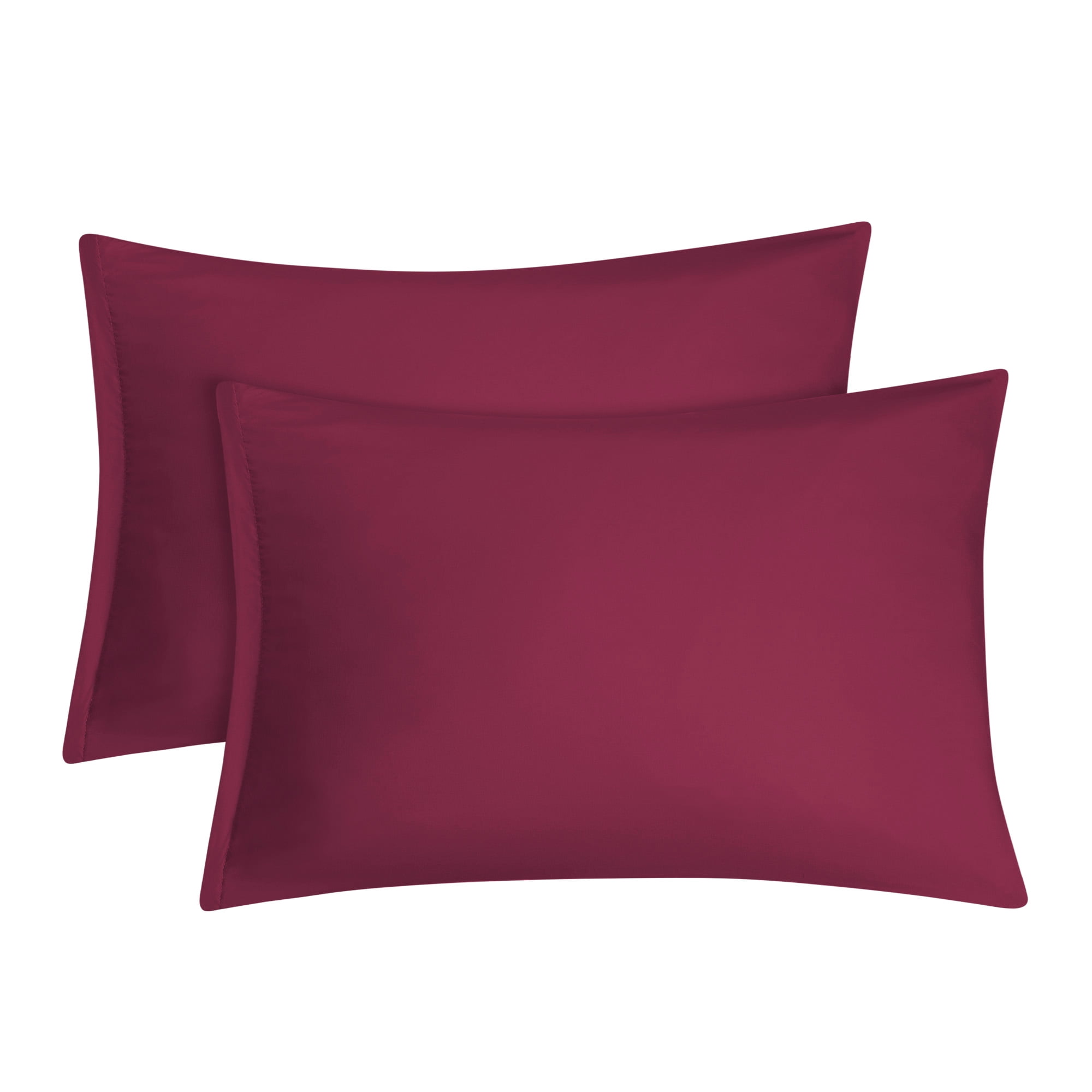 2 Pcs Travel Size Pillowcases Soft 1800 Microfiber Pillow Case Covers 17 Colors 