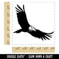 thumbnail image 2 of California Condor Vulture Bird Flying Self-Inking Rubber Stamp Ink Stamper - Blue Ink - Large 1-1/2 Inch, 2 of 7