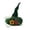 Green, variant on Vintage Forest Witch Hat, Spider Web Twist Wizard Hat, Accessory for Halloween Costume Party Dress Up