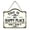 A, variant on Metal Welcome Wall Sign,Distressed Style Funny Wall Sign for "This Is My Happy Place",Warm Ornament for Garden and Doorway,12x9.84 Inch
