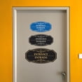 thumbnail image 5 of Signs ByLITA Victorian Entrance-Entrada Bilingual Sign (Black Gold) - Large, 5 of 7