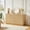 4 Door-Oak, variant on 63" Sideboard Buffet Cabinet with Storage, Modern 4-Door Buffet Table with Curved wave Design, Large Coffee Bar Cabinet for Dining Room, TV Stand,Kitchen, Entryway, Oak